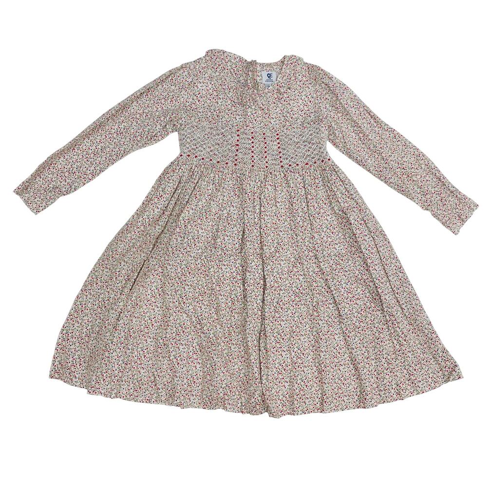 NWT QE 7-8Y Dover Microfloral Dress